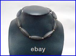 Collier Agates Noires Onyx E18