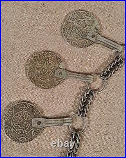 Collier Parure en Argent Maroc XXe. Ethnique