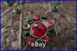 Collier ancien ethnique, Yemen Perles de verre XIX