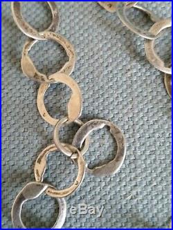 + Collier sautoir ancien Tunisie berbère argent massif necklace silver ethnique