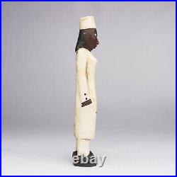Colon Baoulé Infirmiere, Art Premier Tribal Africain, D242