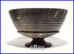 Coupe Grecque Etrurie 600 Bc Bucchero Nero Ancient Greek Etruscan Cup