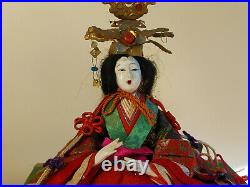 Couple de personnages poupées japon 1950-60 Hina Matsuri