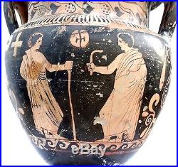 Cratere Grec A Figures Rouges -thermoluminescence- Ancient Greek Etrurian Krater