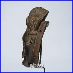 D164 Masque Africain, Art Tribal Ancien Africain, Masque Baoule, Rci