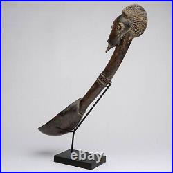 D263 Art Premier Et Tribal Africain, Cuillère Anthropomorphe Baoulé, Rci