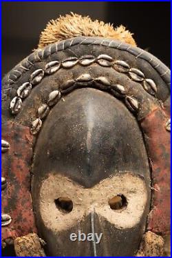 D303 Masque Dan / Yacouba, Art Tribal Premier Ancien Africain, Rci