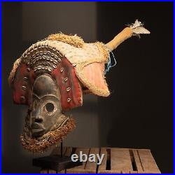 D306 Masque Dan / Yacouba, Art Tribal Premier Ancien Africain, Rci