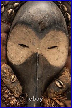 D308 Masque Dan / Yacouba, Art Tribal Premier Ancien Africain, Rci