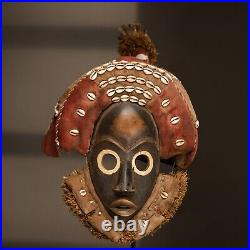 D318 Masque Dan / Yacouba, Art Tribal Premier Ancien Africain, Rci