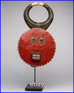 D399 Masque Baoulé Klpe Klpe Du Goli, Art Tribal Premier Ancien Africain, Rci