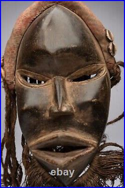 D426 Masque Dan, Yacouba, Art Tribal Premier Africain, Rci