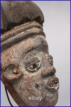 D509 Masque Ancien Igbo, Art Tribal Premier Ancien Africain, Nigeria