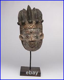 D510 Masque Ancien Igbo, Art Tribal Premier Ancien Africain, Nigeria