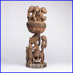 D698 Statue Epa Yoruba, Art Tribal Premier Ancien Africain, Nigeria