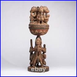 D698 Statue Epa Yoruba, Art Tribal Premier Ancien Africain, Nigeria