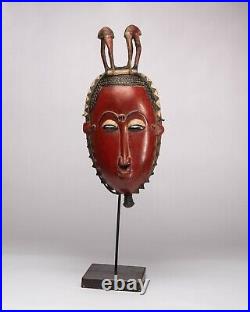 D713- Masque Baoule /yaouré, Art Tribal Premier Ancien Africain, Rci