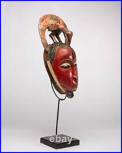 D714- Masque Baoule/yaouré, Art Tribal Premier Ancien Africain, Rci