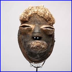 D719 Masque Guéré / Wé, Art Tribal Premier Ancien Africain, Rci
