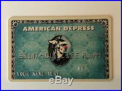 Dface American Depress Card ORIGINAL Print Art very limited 2008