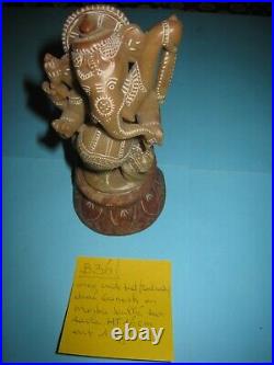 Dieu Ganesh en marbre sculté origine indes N°B36
