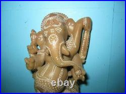 Dieu Ganesh en marbre scuplté origine indes N°B36