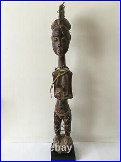 EXCEPTIONNEL grande et ancienne statue africaine Koulango (Cote d'ivoire)