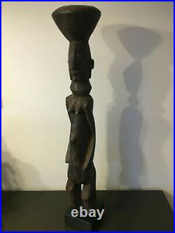 EXCEPTIONNEL grande statue africaine Chamba (Nigéria)