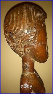 EXCEPTIONNELLE statuette Baoulé (Côte d'Ivoire) du XIXe siècle