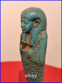 Egypte antique de la basse époque Oushebti inscrit de la 26ème dynastie