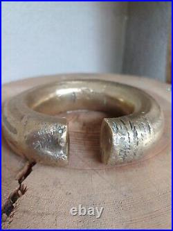 Ethnique bracelet d'esclave en bronze