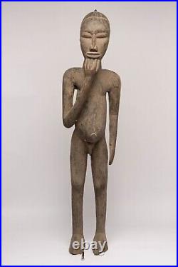 F040 Statue Lobi, 23 KG Et 130 Cm, Burkina Faso