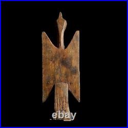 Figurine oiseau africain Senufo People sculptée à la main Home Décor