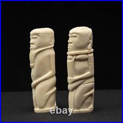 Figurines Os De Bovin, Ankassi, Art Tribal Premier Africain D203