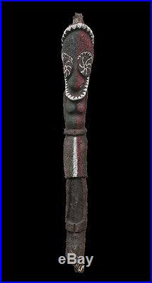 Fougère sculptée, ambrym, vanuatu, black palm, figure de grade