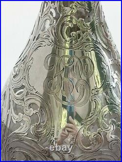 Gorham Argent Massif Art Nouveau Splendide Carafe Vers 1900 999/000