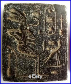 Grand Sceau Cachet Egyptien En Pierre Egypt Ancient Stone Intaglio Seal Matrix