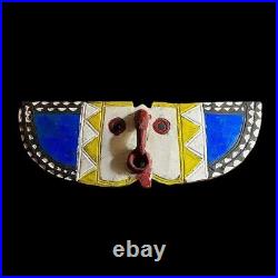 Grand faucon papillon africain Bwa Burkina Faso bobo en bois polychrome-G1083