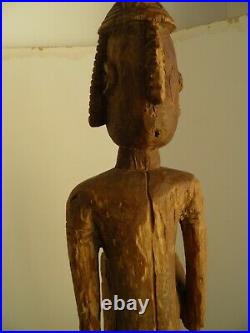 Grande rare ancien statuette maternité africaine en bois Dogon Mali
