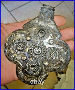 Gros pendentif argent (daté 1333) berbere khabyle maroc tunisie afrique nord