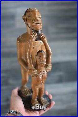 Groupe sculpté, Bembe Teke Congo, Babembe