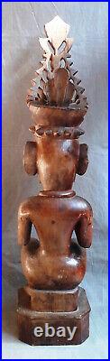 Huge ADU ZATUA Seated Male Figure NIAS Island, Indonesia age unknown