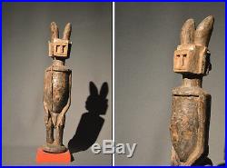 Important fétiche dogon au masque de lièvre / Mali / 1ère moitié du XXème siècle