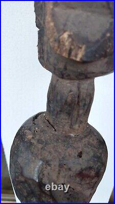 Imposante Statue Mumuye Figure, Nigeria, Tribal Art Africain