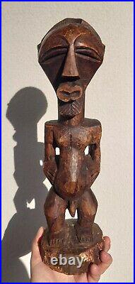 Imposante Statue Songye Figure, Congo, Tribal Art Africain 42 Cm