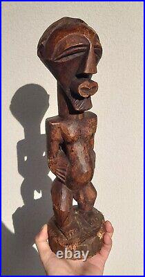 Imposante Statue Songye Figure, Congo, Tribal Art Africain 42 Cm