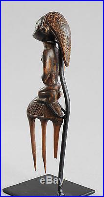 Joli peigne TABWA comb RDC Congo Art Africain arts premiers tribal Africa Afrika