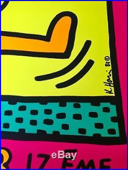 Keith Haring Montreux Jazz Festival 1983 Pink