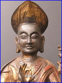 Lama en Bronze du Tibet