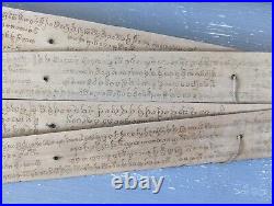 Livre de prière manuscrit tibétain Inde ancien Old Tibetan manuscript